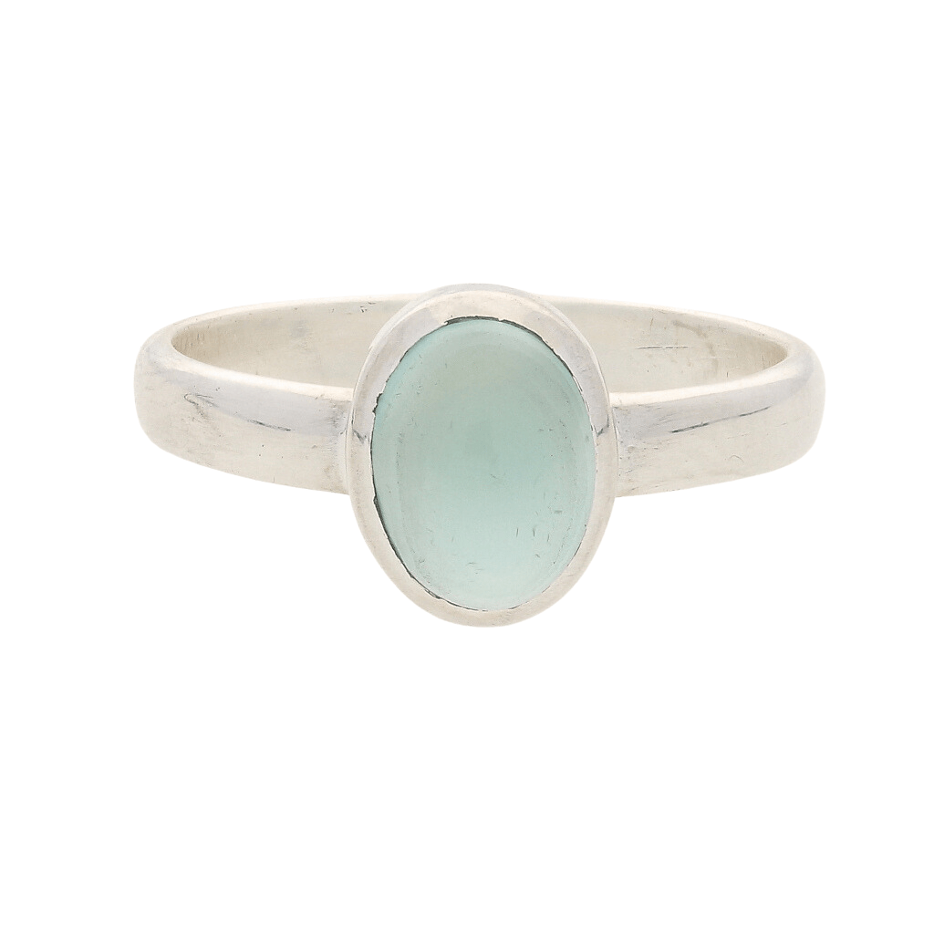 Buy your Tranquil Blue Chalcedony Gemstone Ring online now or in store at Forever Gems in Franschhoek, South Africa