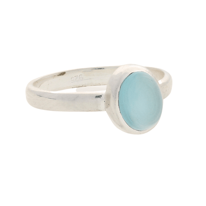 Buy your Tranquil Blue Chalcedony Gemstone Ring online now or in store at Forever Gems in Franschhoek, South Africa