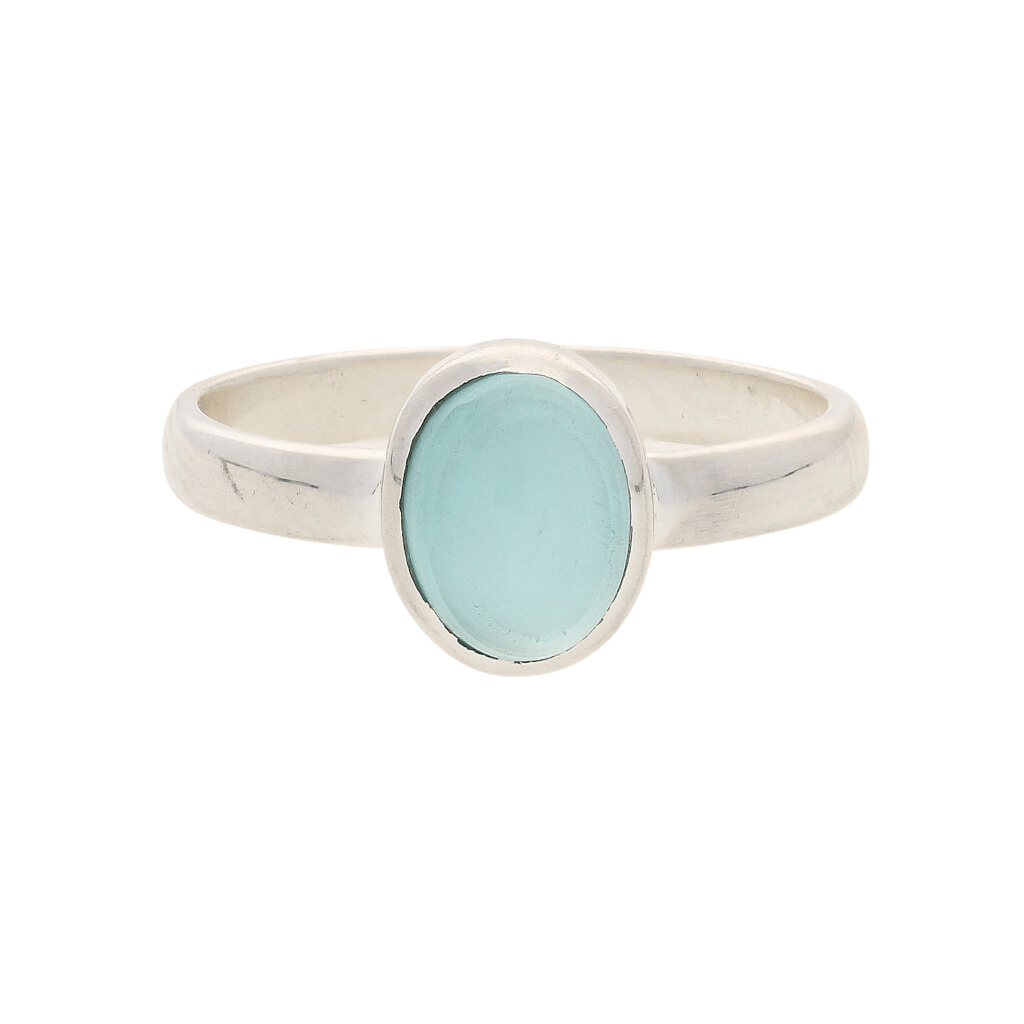 Buy your Tranquil Blue Chalcedony Gemstone Ring online now or in store at Forever Gems in Franschhoek, South Africa