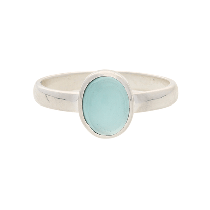 Buy your Tranquil Blue Chalcedony Gemstone Ring online now or in store at Forever Gems in Franschhoek, South Africa