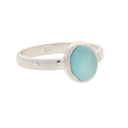 Buy your Tranquil Blue Chalcedony Gemstone Ring online now or in store at Forever Gems in Franschhoek, South Africa