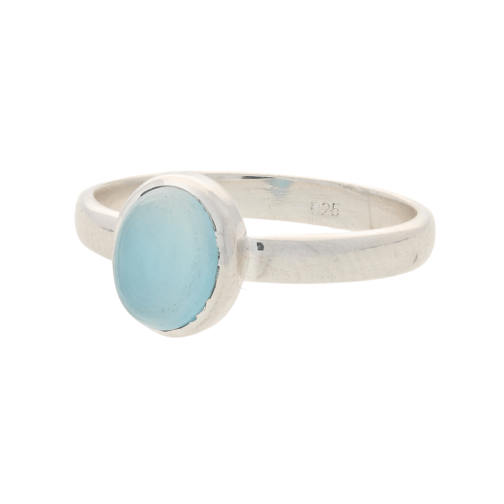 Buy your Tranquil Blue Chalcedony Gemstone Ring online now or in store at Forever Gems in Franschhoek, South Africa