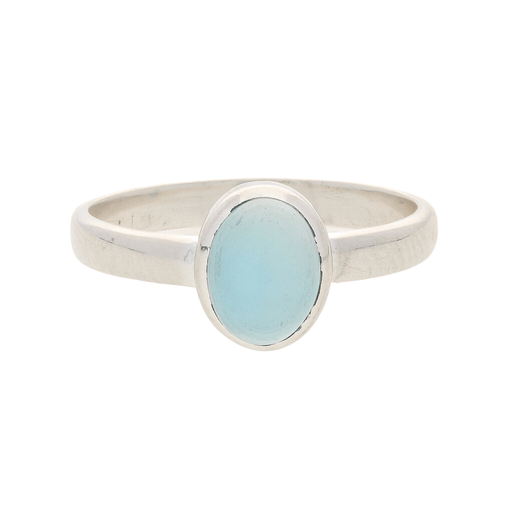 Buy your Tranquil Blue Chalcedony Gemstone Ring online now or in store at Forever Gems in Franschhoek, South Africa