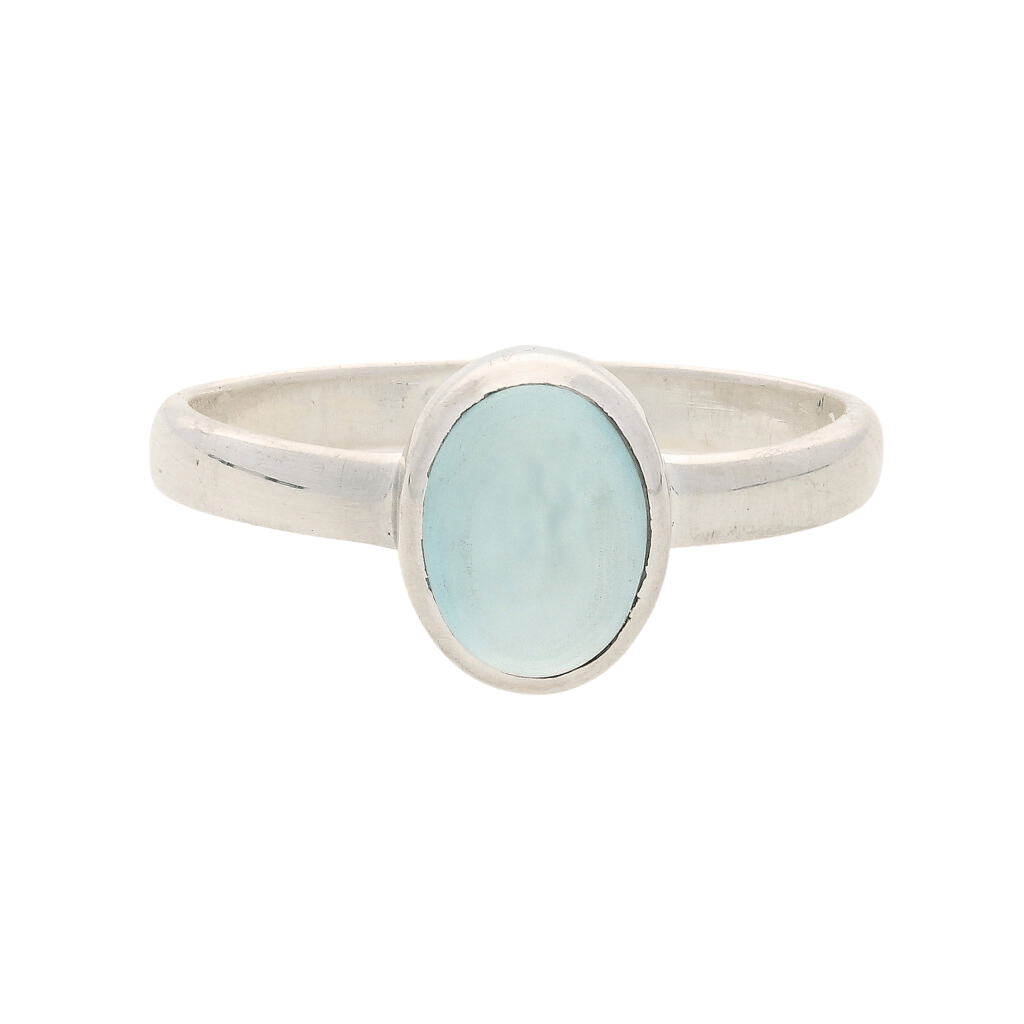 Buy your Tranquil Blue Chalcedony Gemstone Ring online now or in store at Forever Gems in Franschhoek, South Africa