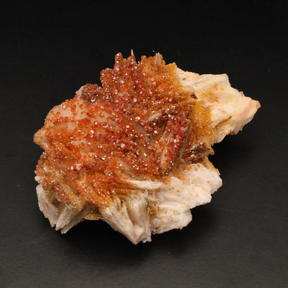 Buy your Vibrant Vanadinite Crystals on Barite online now or in store at Forever Gems in Franschhoek, South Africa