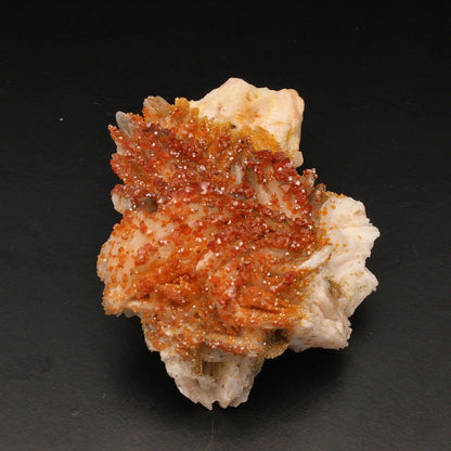 Buy your Vibrant Vanadinite Crystals on Barite online now or in store at Forever Gems in Franschhoek, South Africa