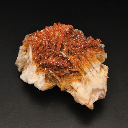 Buy your Vibrant Vanadinite Crystals on Barite online now or in store at Forever Gems in Franschhoek, South Africa