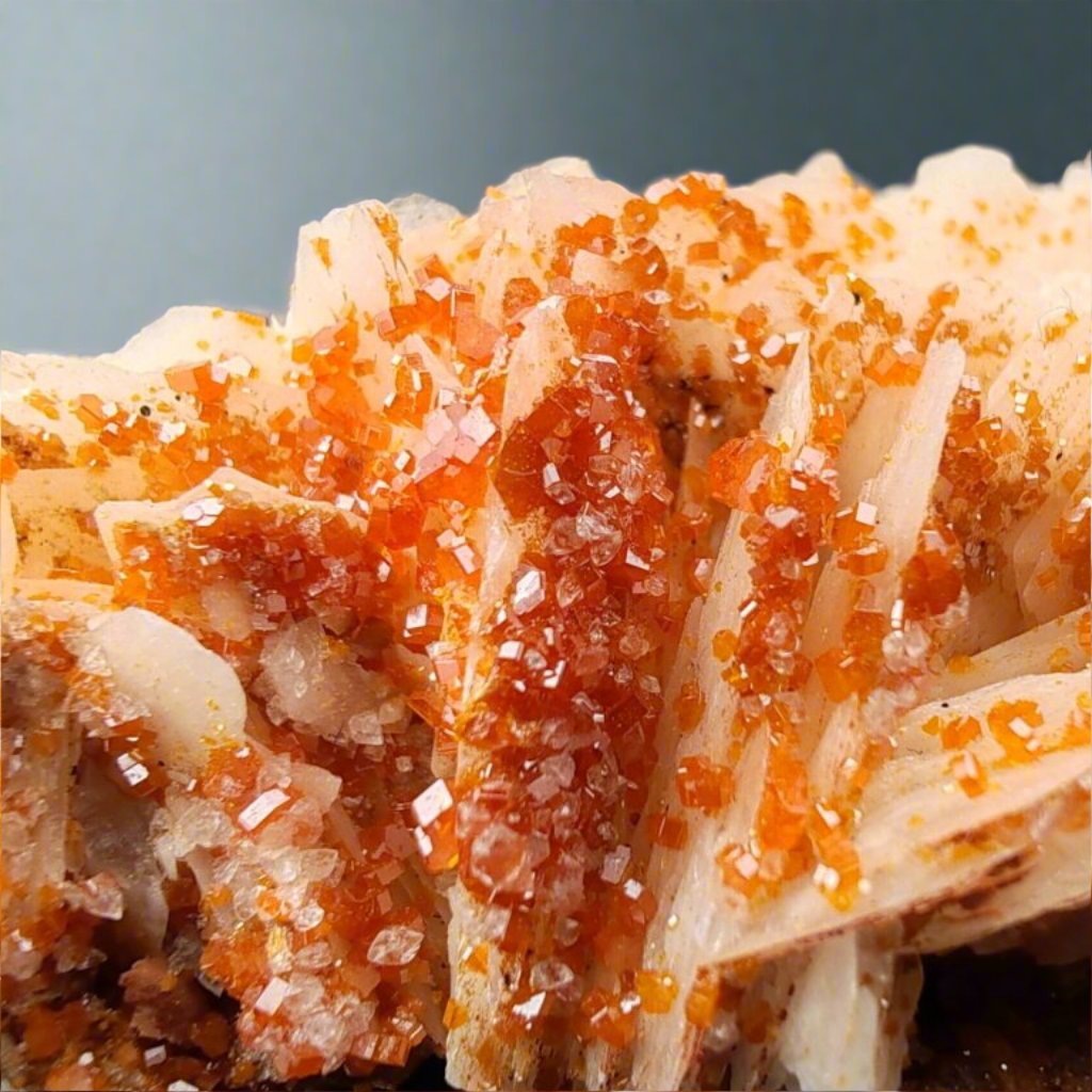 Buy your Rare Find: Vanadinite on Barite online now or in store at Forever Gems in Franschhoek, South Africa