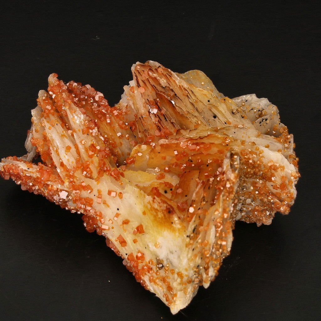 Buy your Mesmerizing Vanadinite Crystals on Barite online now or in store at Forever Gems in Franschhoek, South Africa