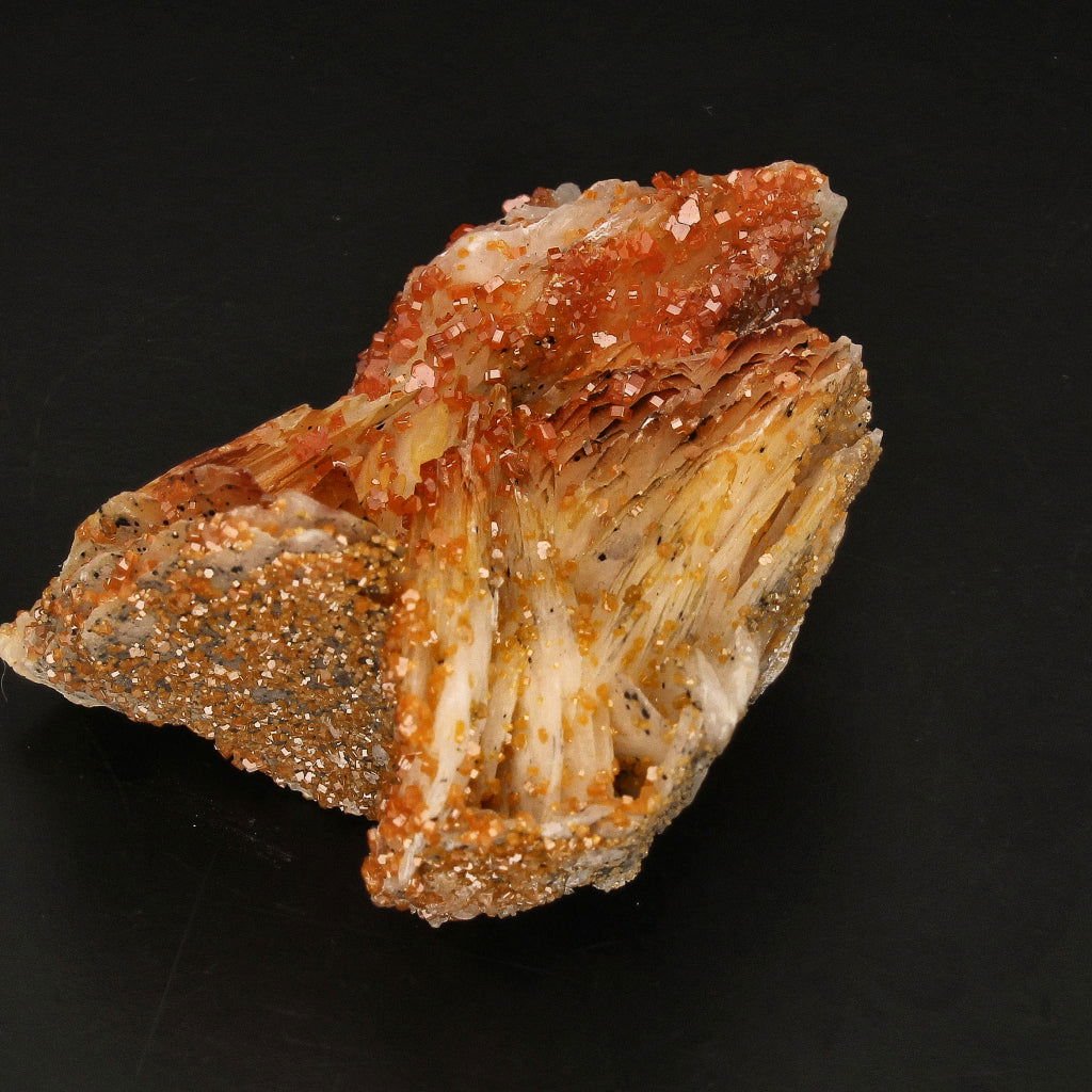 Buy your Mesmerizing Vanadinite Crystals on Barite online now or in store at Forever Gems in Franschhoek, South Africa