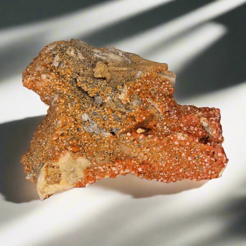 Buy your Mesmerizing Vanadinite Crystals on Barite online now or in store at Forever Gems in Franschhoek, South Africa