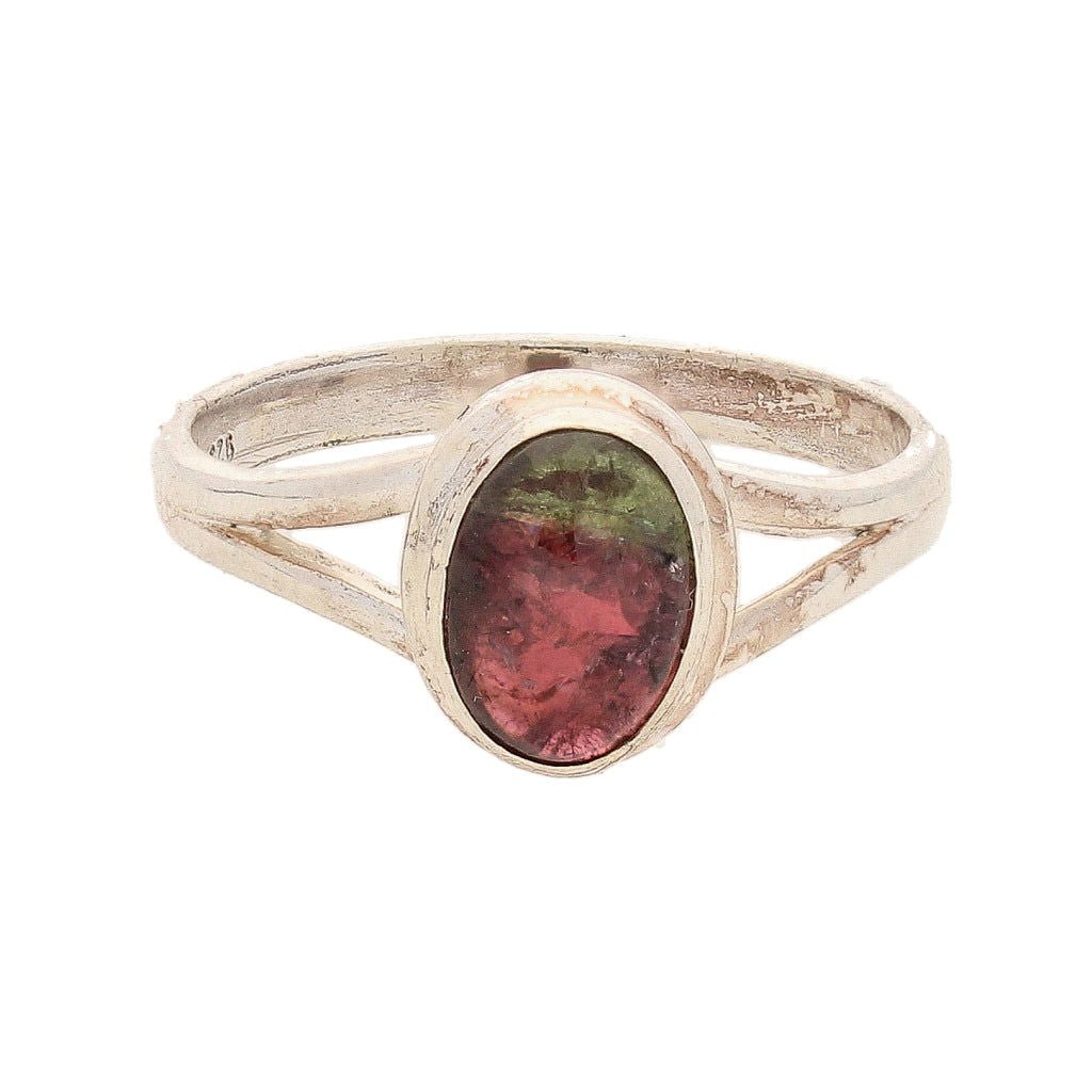 Buy your Watermelon Tourmaline Sterling Silver Ring online now or in store at Forever Gems in Franschhoek, South Africa